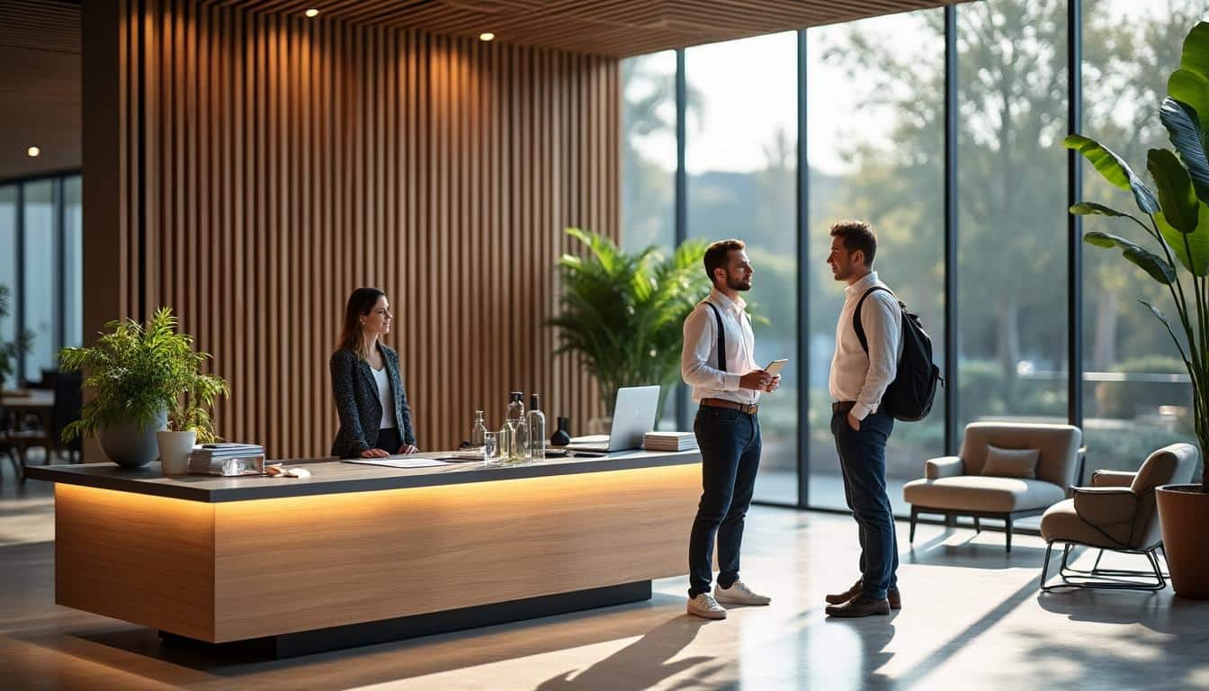 Illustration: Comment bien choisir le mobilier et le style de votre banque d’accueil