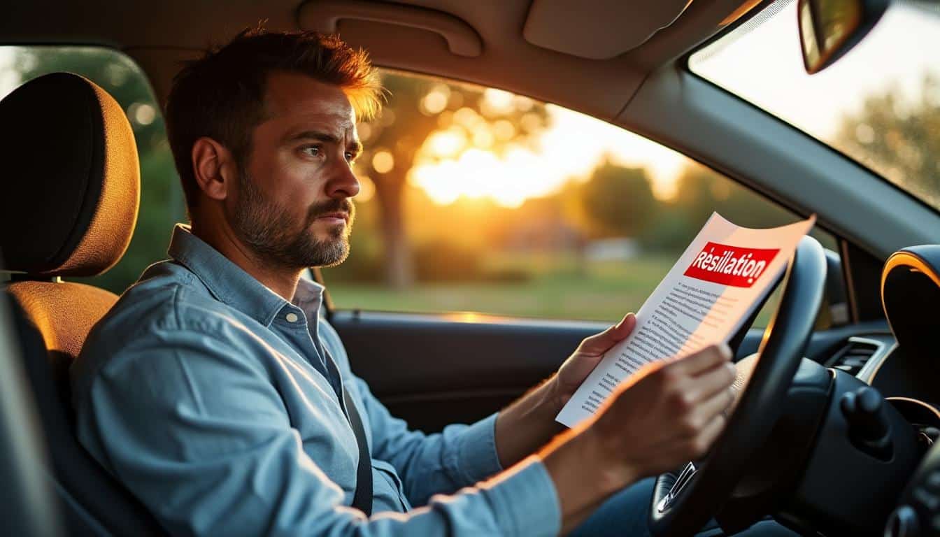 Illustration: Comprendre la résiliation du contrat d’assurance auto en cas de non paiement