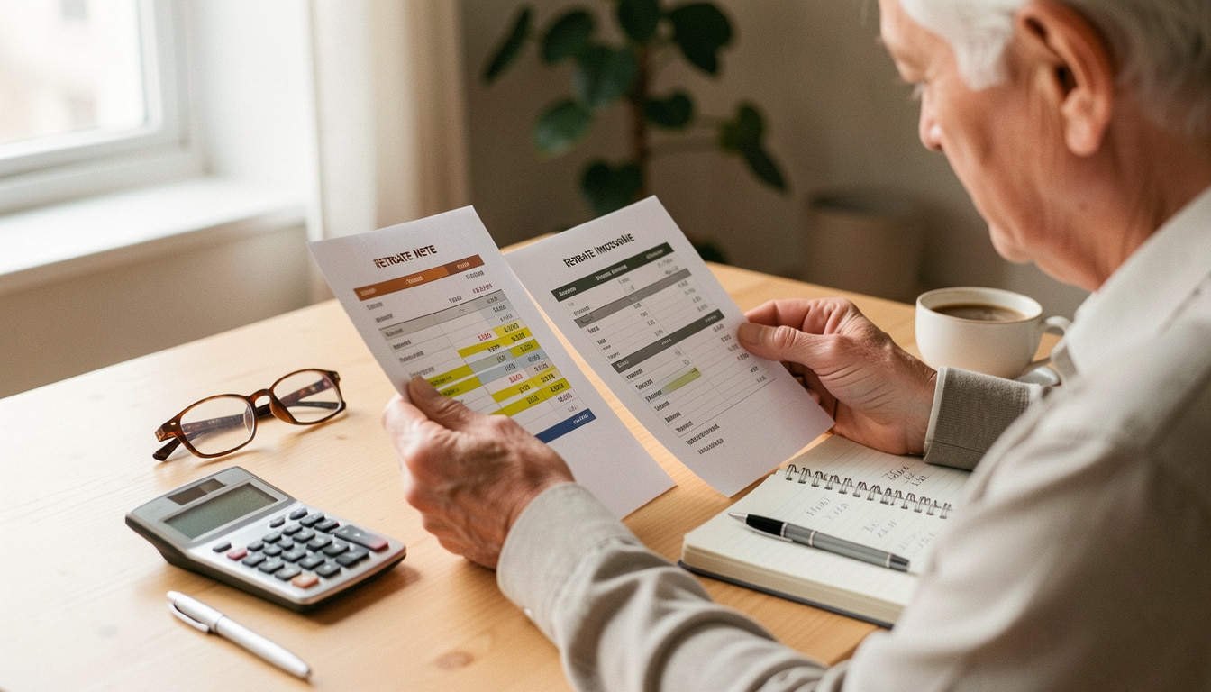 Retraite nette et imposable : comprendre l’écart